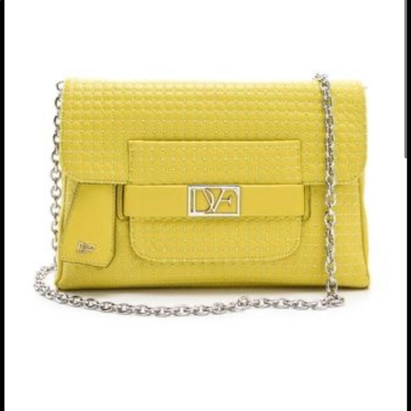 Diane Von Furstenberg Handbags - Authentic! Diane Von Furstenberg Mimosa Quilted Clutch/Shoulder Bag